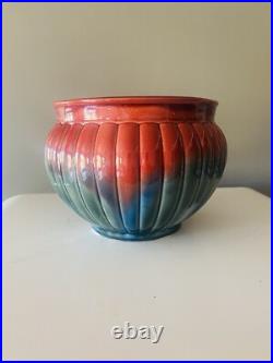 Cache pot en céramique Art Déco Sarreguemines