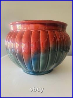 Cache pot en céramique Art Déco Sarreguemines