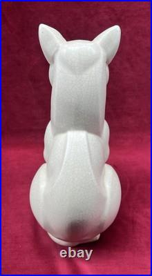 Cat Katze Chat Lemanceau Sculpture Statue Objets Animal Craquele Art Deco 1930
