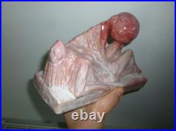 Ceramique Statuette Art Deco Signee