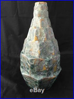 Céramique Vase Irisée Art Déco Iridescent ceramic 1930 Travail Français