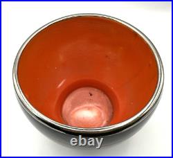 Ch CATTEAU BOCH Frères Kéramis Vase art deco céramique émaillée Belgium