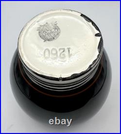 Ch CATTEAU BOCH Frères Kéramis Vase art deco céramique émaillée Belgium