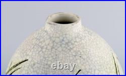 Charles Catteau pour Boch Freres Keramis, Belgique. Vase en céramique Art Déco