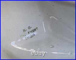 Charles Lemanceau K G Saint Clement Lapin Ceramique Craquelee Art Deco