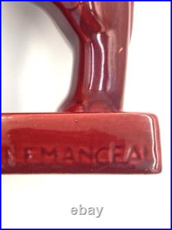 Charles Lemanceau Statue Faïence Saint-Clément Éléphants Art Deco Hauteur 30cm Charles Lemanceau Statue Faïence Saint-Clément Éléphants Art Deco Hauteur 30cm