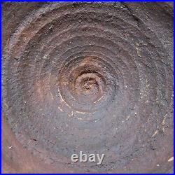 Cloche céramique terre cuite cuivre laiton design 20e art déco Afrique N8896