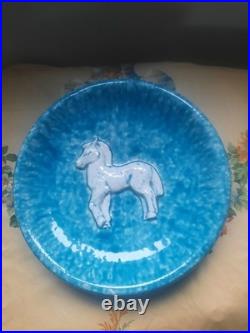 Coupe céramique cheval de René Meynial Art Deco