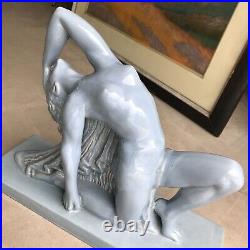 DANSEUSE signé FUGÈRE émaillée art déco nouveau sculpture vintage antique $ DANSEUSE signé FUGÈRE émaillée art déco nouveau sculpture vintage antique $