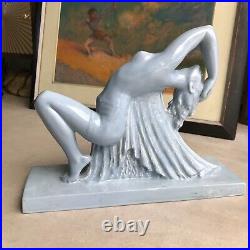 DANSEUSE signé FUGÈRE émaillée art déco nouveau sculpture vintage antique $ DANSEUSE signé FUGÈRE émaillée art déco nouveau sculpture vintage antique $