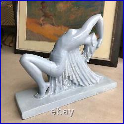 DANSEUSE signé FUGÈRE émaillée art déco nouveau sculpture vintage antique $ DANSEUSE signé FUGÈRE émaillée art déco nouveau sculpture vintage antique $