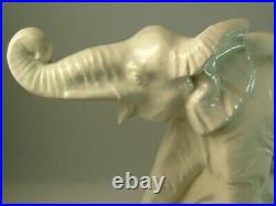 DOLLY l'éléphant en céramique craquelée signé LEJAN époque ART DÉCO