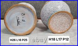 Deux piéces de forme en céramique Italienne époque Art Déco vers 1940