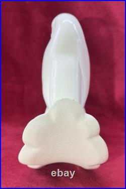 Dove Pigeon Jacques Adnet Sculpture Statue Objets Animal Craquele Art Deco 1930