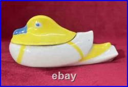 Duck Ente Canard Sandoz Limoges Haviland Pot A Moutarde Moutardier Art Deco 1930