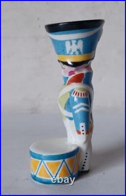 Exceptionnelle salière porcelaine CAF Adnet céramique 1930 Art Déco XXe France