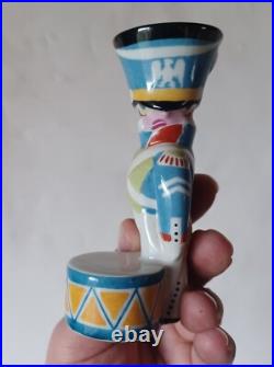 Exceptionnelle salière porcelaine CAF Adnet céramique 1930 Art Déco XXe France