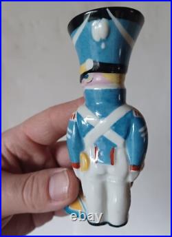 Exceptionnelle salière porcelaine CAF Adnet céramique 1930 Art Déco XXe France