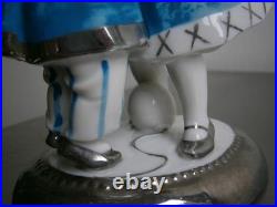 Figurine Art Déco Porcelaine Katzhütte c-1930 Jeux d'enfants Céramique Ancien