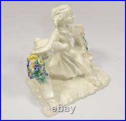 Figurine En Céramique Art Déco Par Michael Powolny