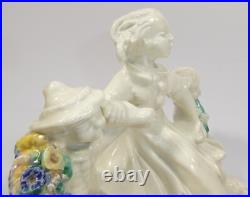 Figurine En Céramique Art Déco Par Michael Powolny