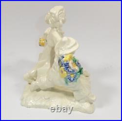 Figurine En Céramique Art Déco Par Michael Powolny