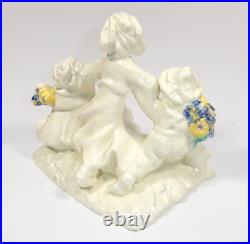 Figurine En Céramique Art Déco Par Michael Powolny