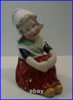 Figurine Fille Paysanne Style Art Deco Style Art Nouveau Porcelaine