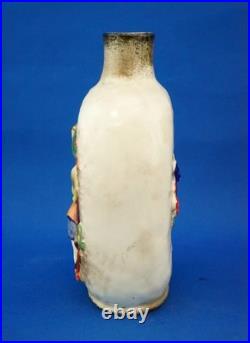 Franz Goebel Hummel, Bouteille céramique Art déco, décor bas-relief XX Allemagne