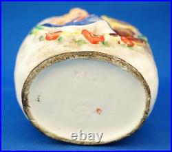 Franz Goebel Hummel, Bouteille céramique Art déco, décor bas-relief XX Allemagne