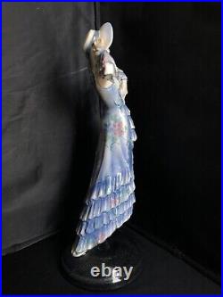 GOLDSCHEIDER 6229DAME mit HUT JOSEF LORENZL Austrian Art Deco Ceramic Circa 1930