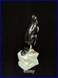 Geo Conde Céramiques Pingouin St Clément 1930 Art Déco Sculpture Craquelée