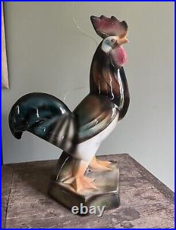 Goldscheider Coq En Céramique Art Déco Circa 1930