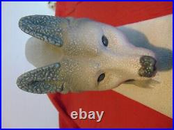 Grand Renard Large Fox Art Deco 70 CM De Long X 23 CM Ceramique Sevre