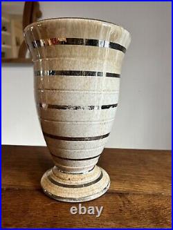 Grand Vase Allongé art déco céramique