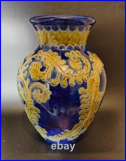 Grand Vase En Céramique Allemande Époque Art Déco 1930 Signé R. Merkelbach Old