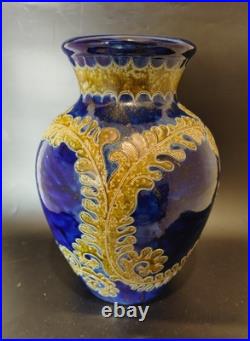Grand Vase En Céramique Allemande Époque Art Déco 1930 Signé R. Merkelbach Old