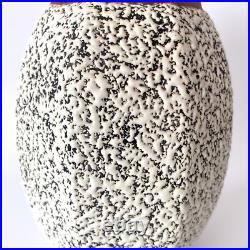 Grand vase Art Déco en céramique à émail crispé Paul Milet à Sèvres, années 30 Grand vase Art Déco en céramique à émail crispé Paul Milet à Sèvres, années 30