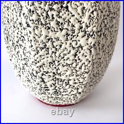 Grand vase Art Déco en céramique à émail crispé Paul Milet à Sèvres, années 30 Grand vase Art Déco en céramique à émail crispé Paul Milet à Sèvres, années 30