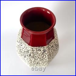 Grand vase Art Déco en céramique à émail crispé Paul Milet à Sèvres, années 30 Grand vase Art Déco en céramique à émail crispé Paul Milet à Sèvres, années 30