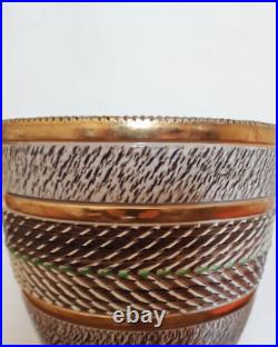 Grand vase art deco ceramique grés signé Lucien Brisdoux parfait état