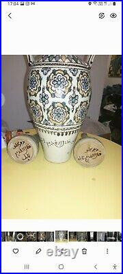 Grand vase et paire soliflore DE VERCLOS nabeul tunisie