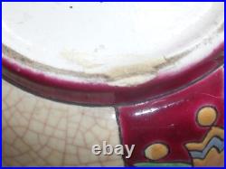 Gros Vase Art Déco Céramique Emaux de Longwy Gros Vase Art Déco Céramique Emaux de Longwy