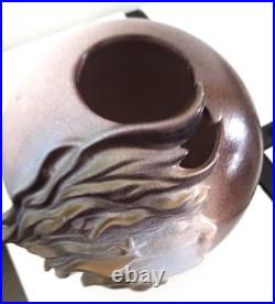 Gros vase en céramique néo-Art Déco signé ELISA made in Spain 227/900