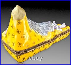 Indienne Encrier Boite Porcelaine De Paris Art Deco 1930 Inkwell Box Aladin