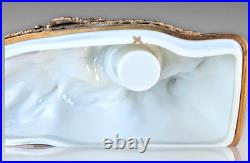 Indienne Encrier Boite Porcelaine De Paris Art Deco 1930 Inkwell Box Aladin