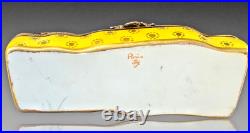 Indienne Encrier Boite Porcelaine De Paris Art Deco 1930 Inkwell Box Aladin