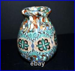 JEAN GERBINO à VALLAURIS Vase Terre mêlées mosaïque Céramique Art Déco 1930 JEAN GERBINO à VALLAURIS Vase Terre mêlées mosaïque Céramique Art Déco 1930