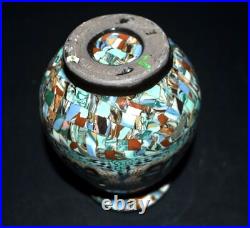 JEAN GERBINO à VALLAURIS Vase Terre mêlées mosaïque Céramique Art Déco 1930 JEAN GERBINO à VALLAURIS Vase Terre mêlées mosaïque Céramique Art Déco 1930