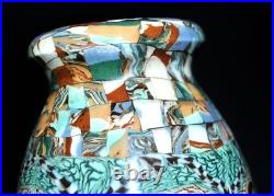 JEAN GERBINO à VALLAURIS Vase Terre mêlées mosaïque Céramique Art Déco 1930 JEAN GERBINO à VALLAURIS Vase Terre mêlées mosaïque Céramique Art Déco 1930